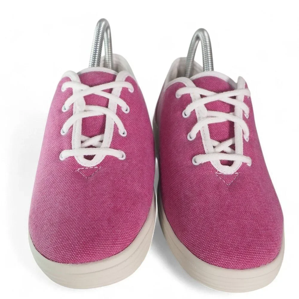 Cosyfeet Kama Extra Wide (Extra Roomy) Lace-up Comfort Shoes‎ Pink Women's 6